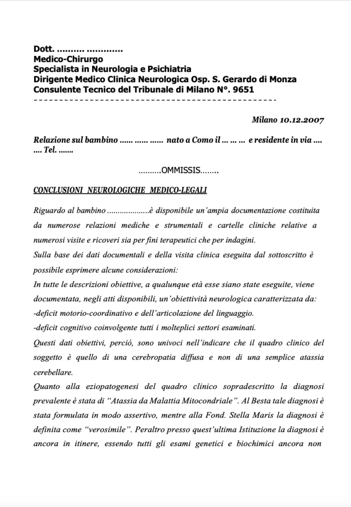 Vaccini e disturbi - conclusioni neurologiche